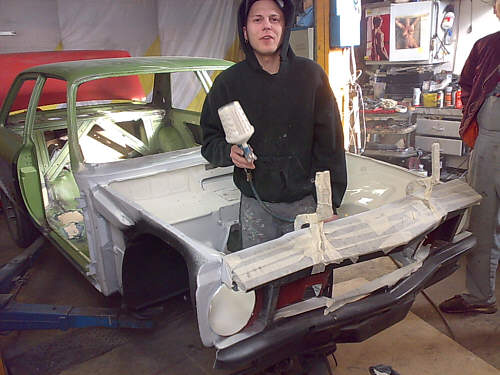 Ascona A Hallen-Lackierung