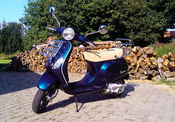 vespa lx midnight blau